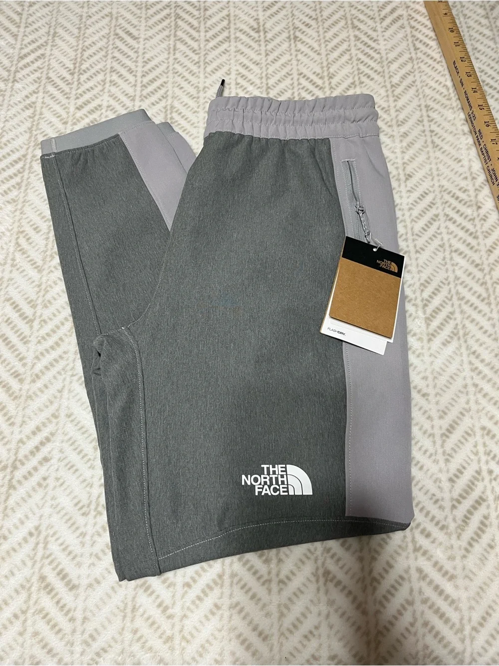 The North Face Men's Gray Two-Tone Performance Pants Texware